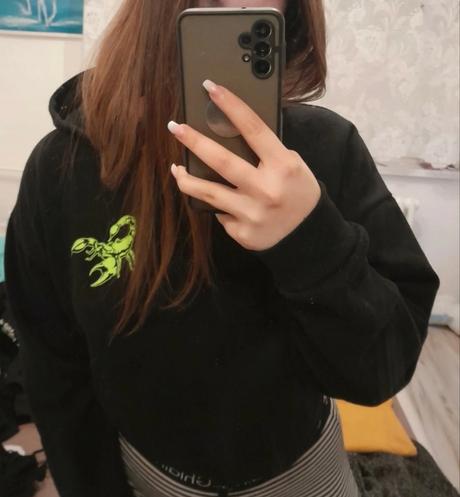 Crop mikina new yorker, new yorker,l