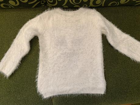 Chlpatý pulóver, h&m,122