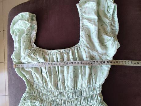 Ľahké letné bledozelené šaty, veľ.m, zn. cotton on, m