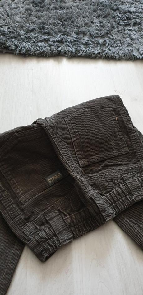 Menčestrové nohavice č.98, denim,98