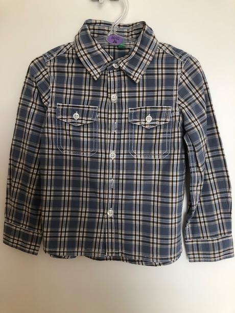 Košeľa dlhý rukáv, benetton,104