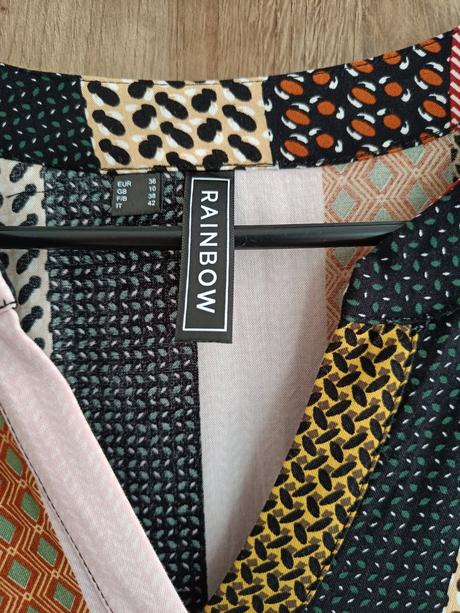 Ľahké viskózové šaty rainbow, bonprix,s