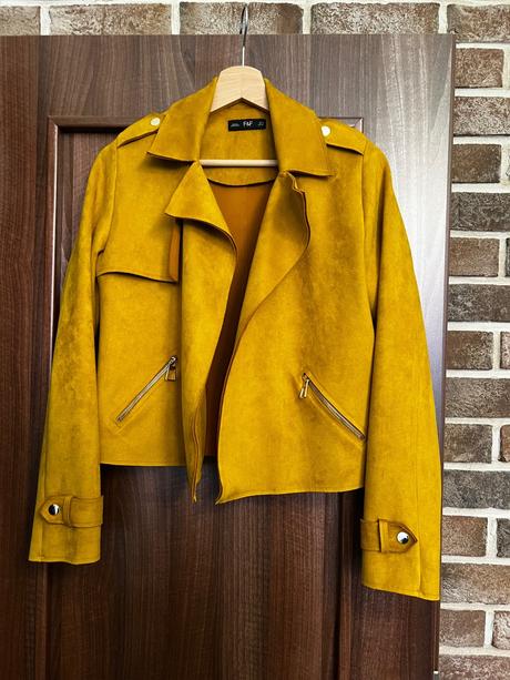 Krásna horčicovo žltá bundička m, f&f,m