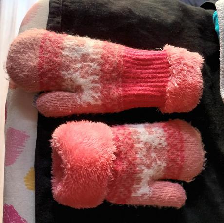 Teplé palčiaky č.110/116, 110