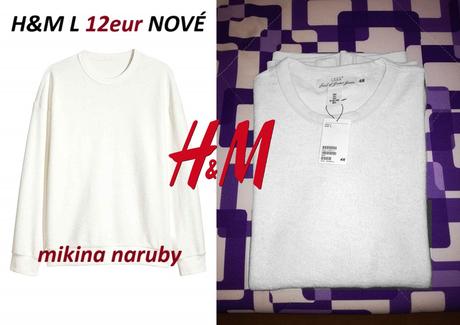 Mikina hm, mikina santa reserved, h&m,l