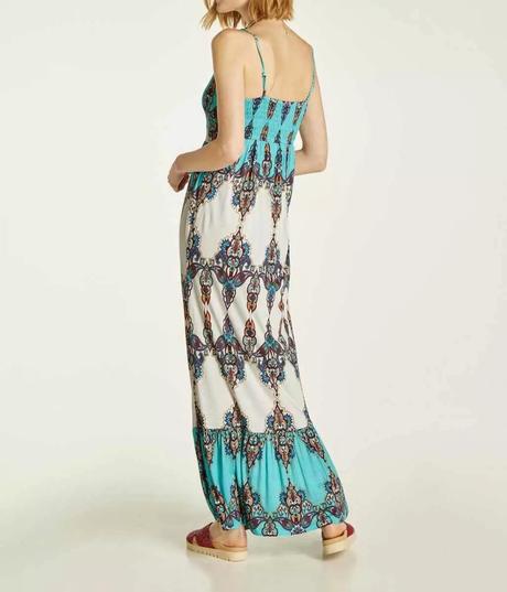 Letné šaty tyrkysove, 