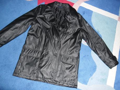 Zateplený koženkový kabát, m