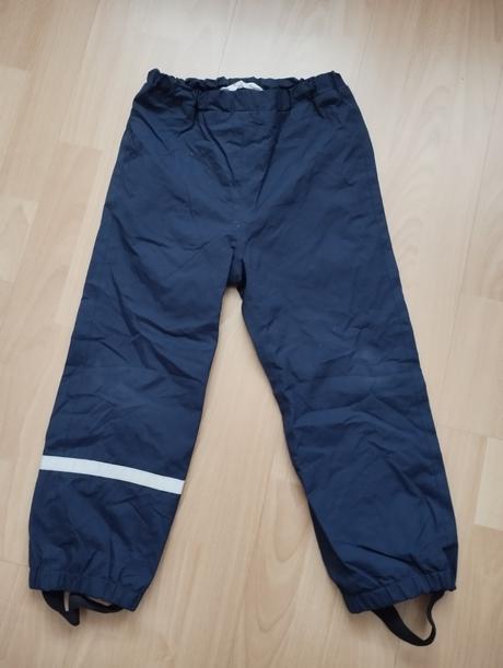 Nepremokavé nohavice, h&m,116