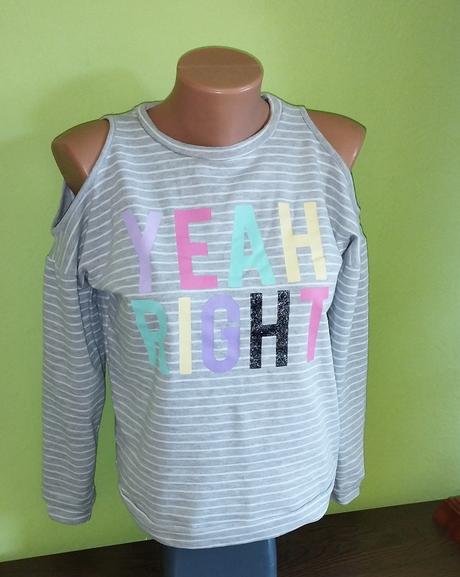 Mikina s odhalenými ramenami xs-s, xs