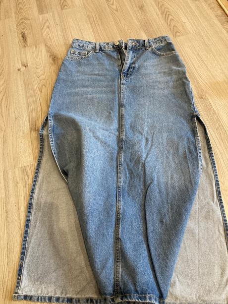 Džínsová sukňa dlhá, 36