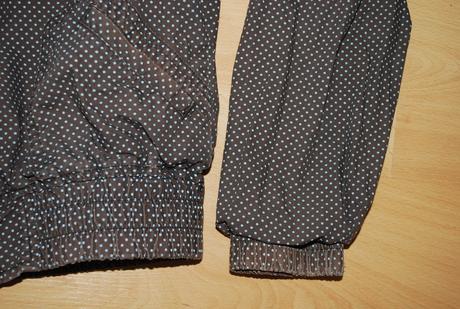 Bodkovaná čokoládová bundička, matalan,134