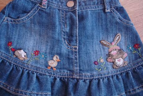 Riflová suknučka, next,80