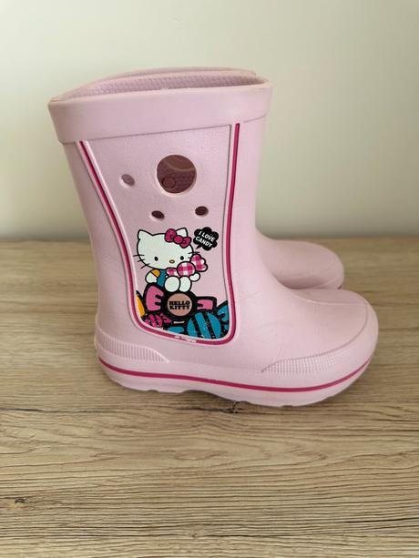 Crocs handle it rain boot svetloružové ľahučké gum, crocs,29