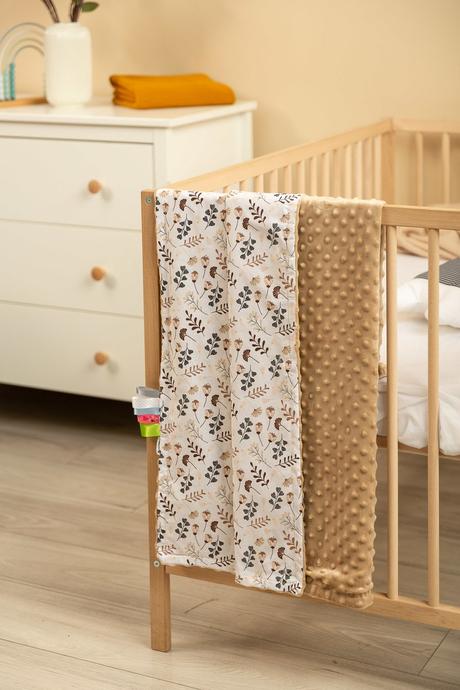 Sensillo detská deka 75x100cm cappuccino vetvičky,