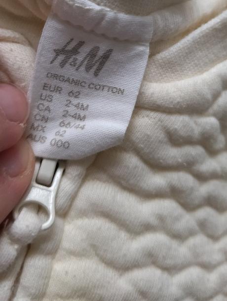 Mikinka z organickej bavlny, h&m,68