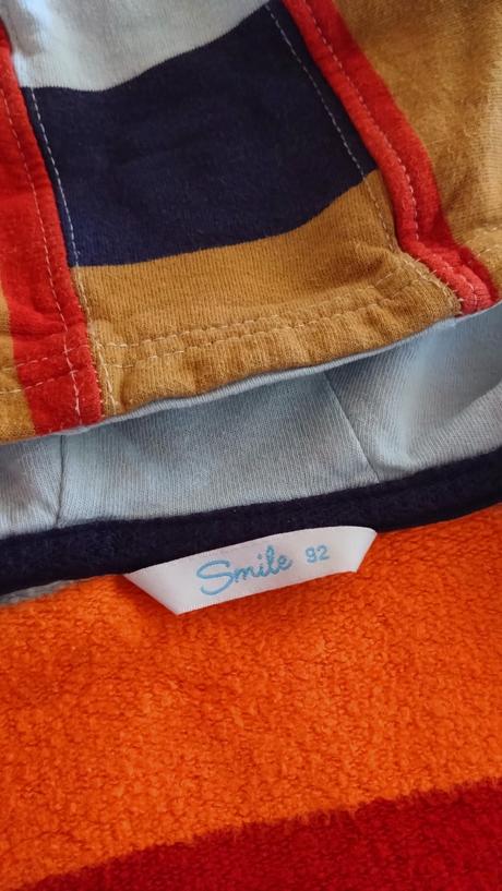 Tepláková bunda, mikina, smile,98