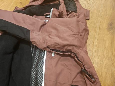 Dievcenska zimna lyziarska bunda bordova, crivit,152