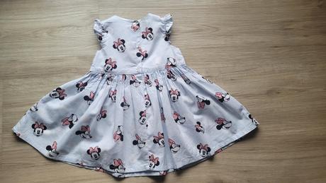 Letné šaty disney minnie značky h&m veľ. 68, h&m,68