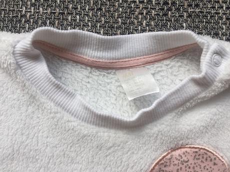 Chlpatá mikina bez kapucne pre dievča 92, h&m,92