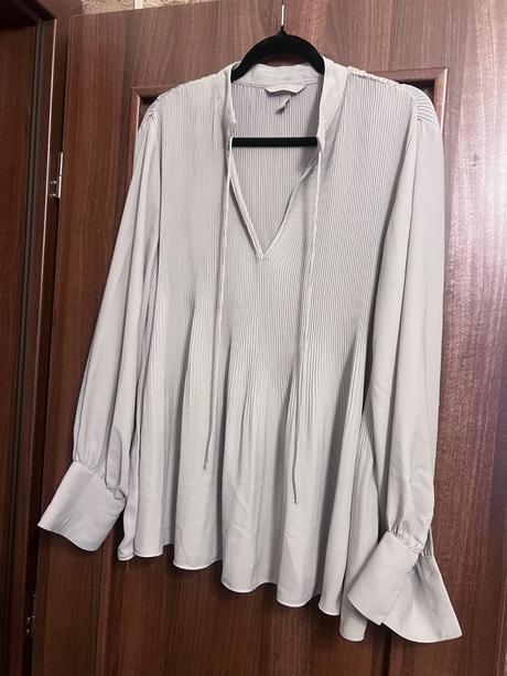 Plisovaná blúzka h&m, h&m,l