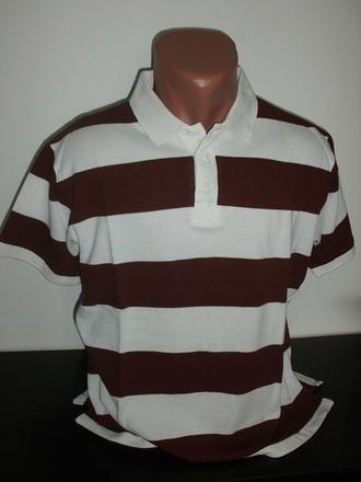 Pánske pásikavé polo tričko john f. gee, veľ. m/l, 48