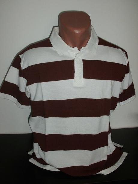 Pánske pásikavé polo tričko john f. gee, veľ. m/l, 48