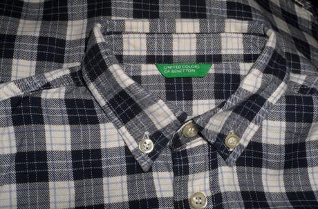 Flanelová košieľka, benetton,92
