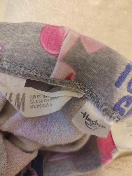 Legíny my little pony, h&m,110