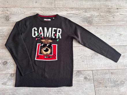 Vianočný sveter 146/152, c&a,146