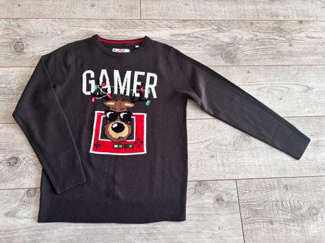 Vianočný sveter 146/152, c&a,146