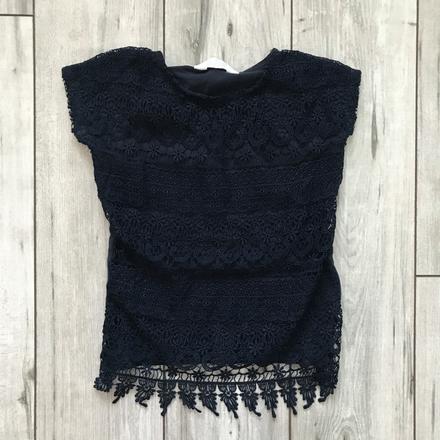 Tricko s cipkou, h&m,110