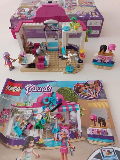 41391 lego friends - kaderníctvo v mestečku heartl, 