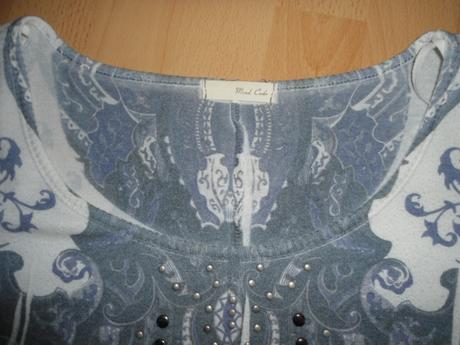 Modrosive damske tricko, s