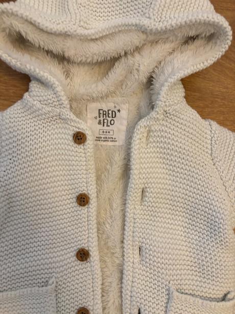 Pohodlný zateplený hunaty svetrik, f&f,74