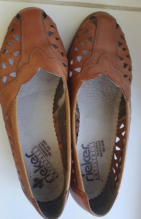 Kožené topánky, rieker,39