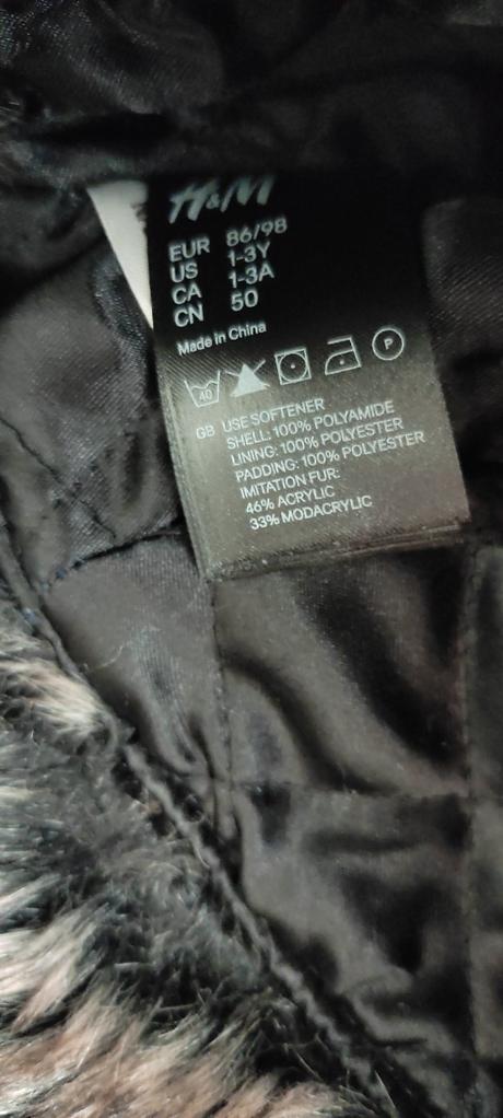 Chlapčenská zimná čiapka, h&m,80