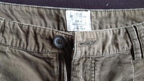 Šortky menčestrové, l.o.g.g.,38