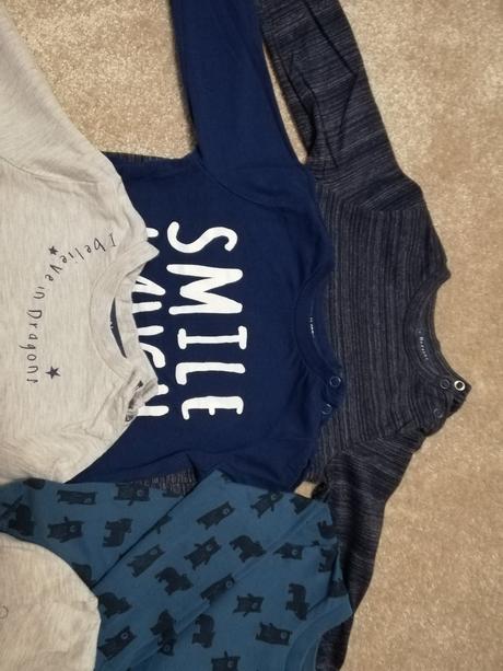 Tričká s dlhým rukávom, f&f,80