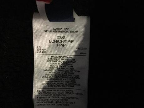Gap baranica 48cm cca  velk 80-92, gap,86
