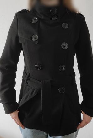 Sexi flaušový kabátik veľ. s/36, s