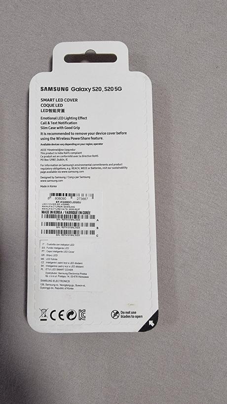 Samsung led obal na s20, samsung