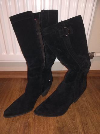 Semišove zimné čižmy, 38