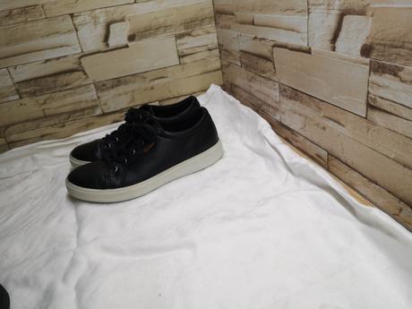 Ecco 35 - dámske kožené čierne topánky, ecco,35