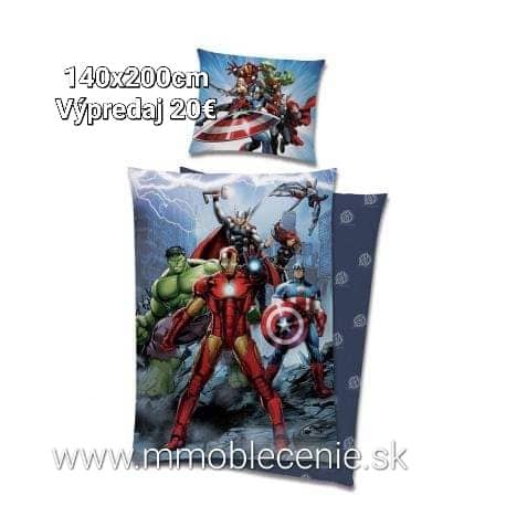 Posteľná bielizeň avengers, 
