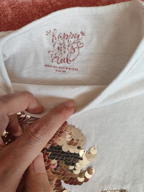 Krásne tričko jednorožec, c&a,128