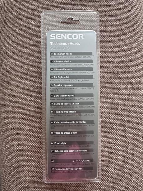 Náhradné hlavice 4 ks na sencor sonickú kefku, 