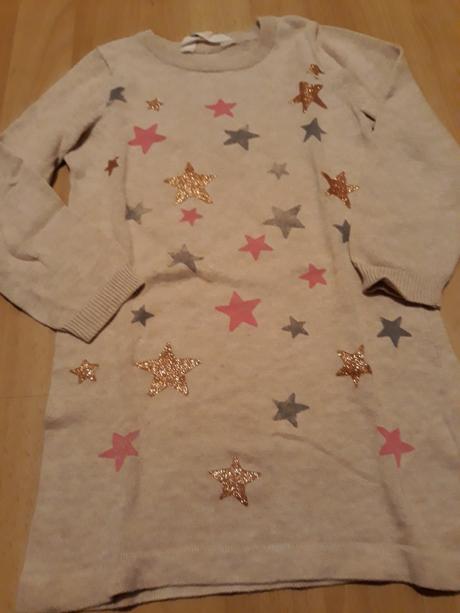 Svetríkové šaty, h&m,98