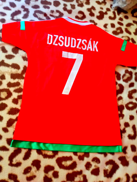 Detský futbalový dres dzsudzsák hungary, 140