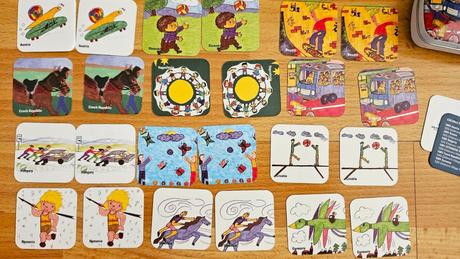 Mini pexeso, puzzle a domino, 6 hier, 