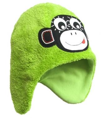 Pinkie detská čiapka green monkey zimná, pinkie,56 - 86